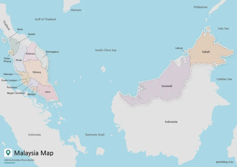 Malaysia Map Resource with Color, Basic, Outline, and Flag Images