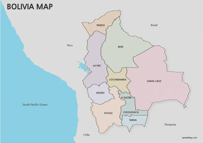 Printable Bolivia Map Set – High-Resolution Maps for Education and Design