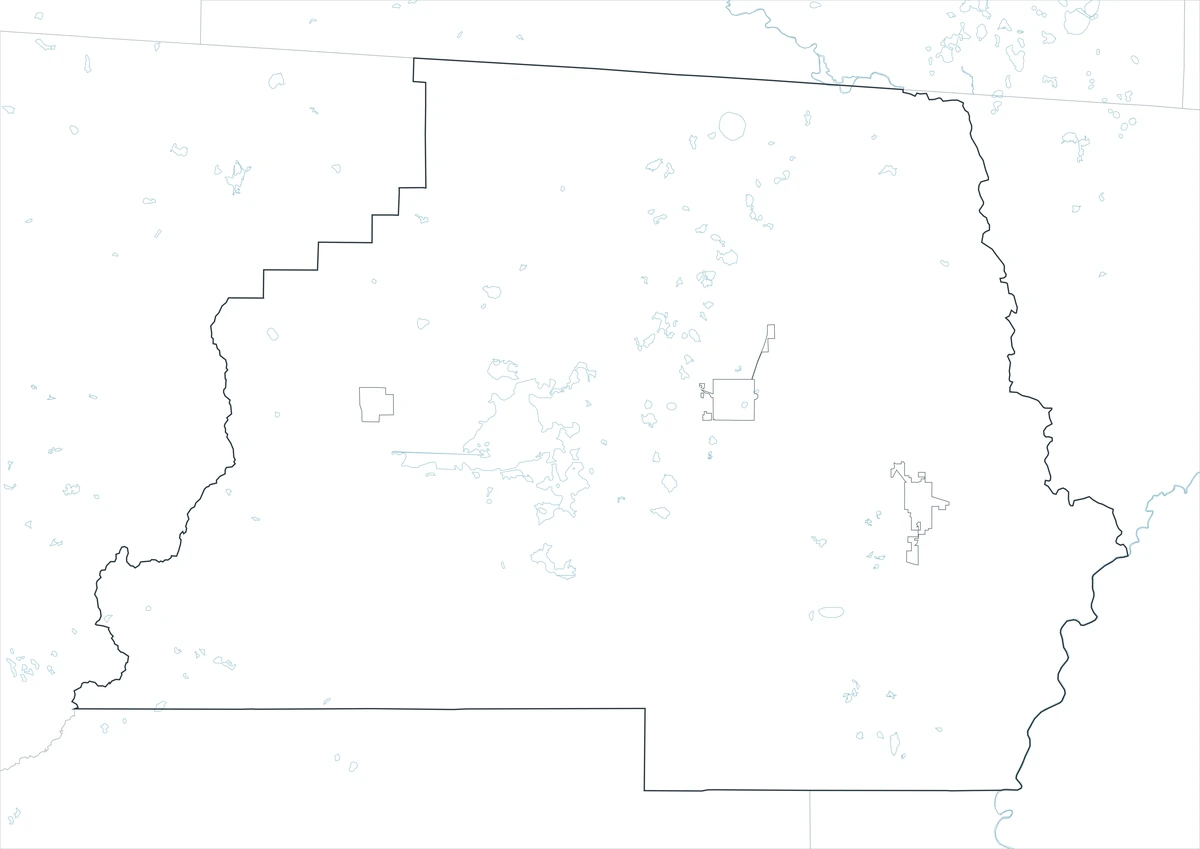 Blank outline map of Madison County Florida