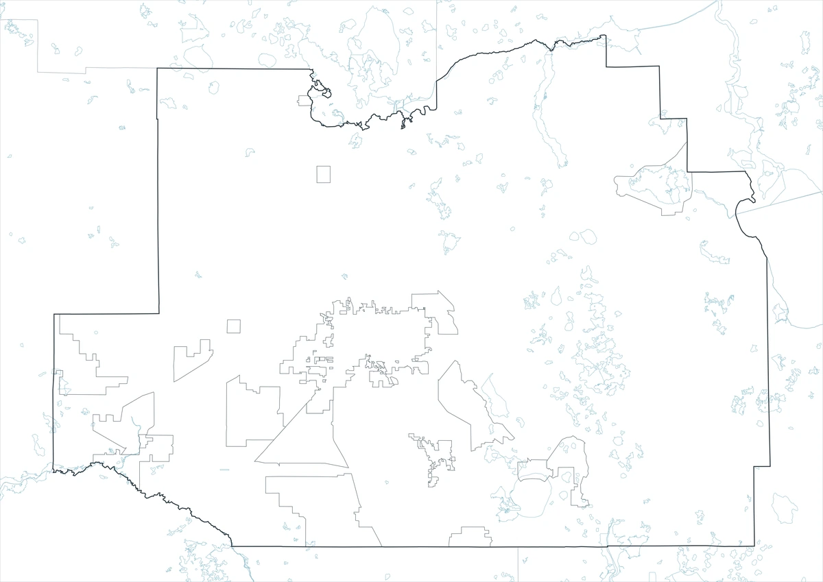 Blank outline map of Marion County Florida