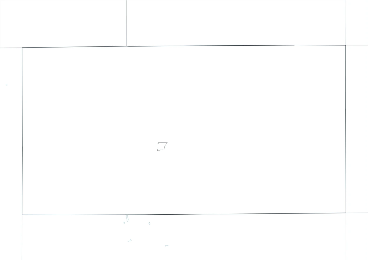 Outline map of Schleicher County and adjacent county boundaries