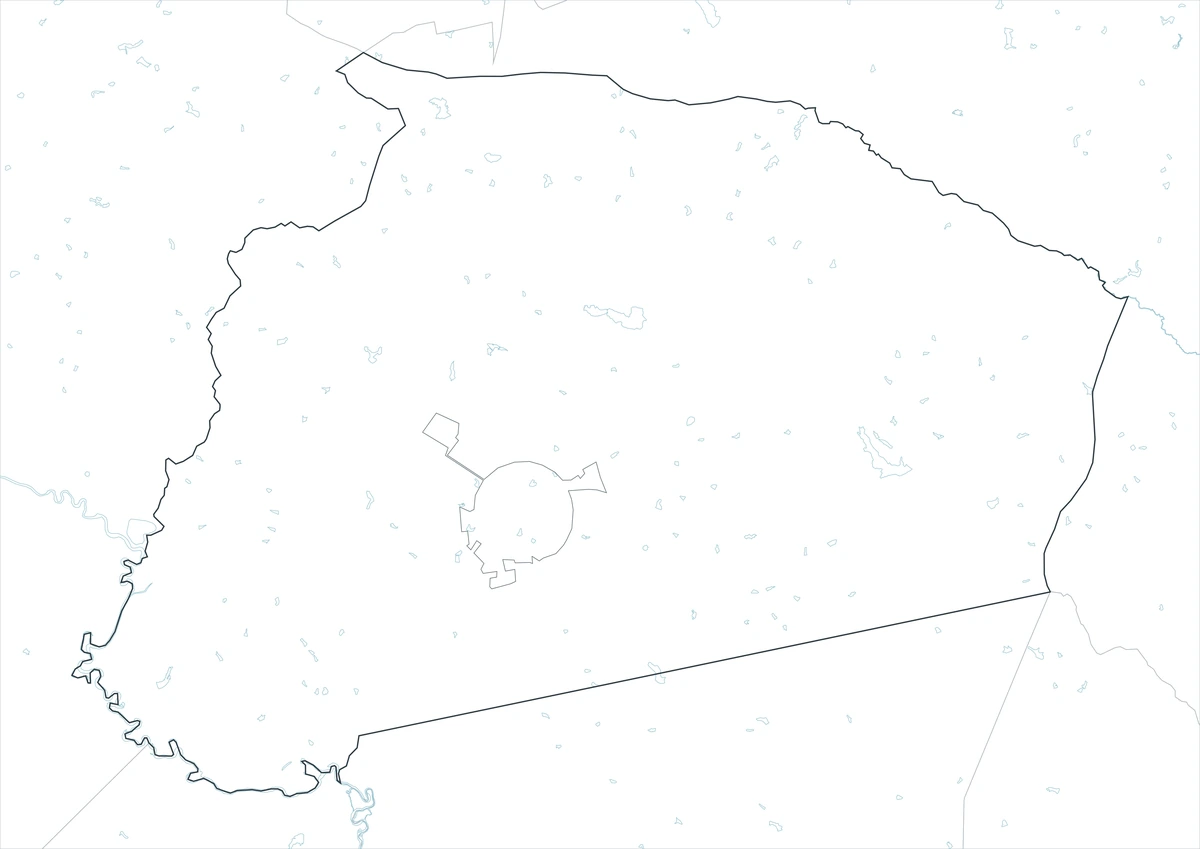 Treutlen County outline map