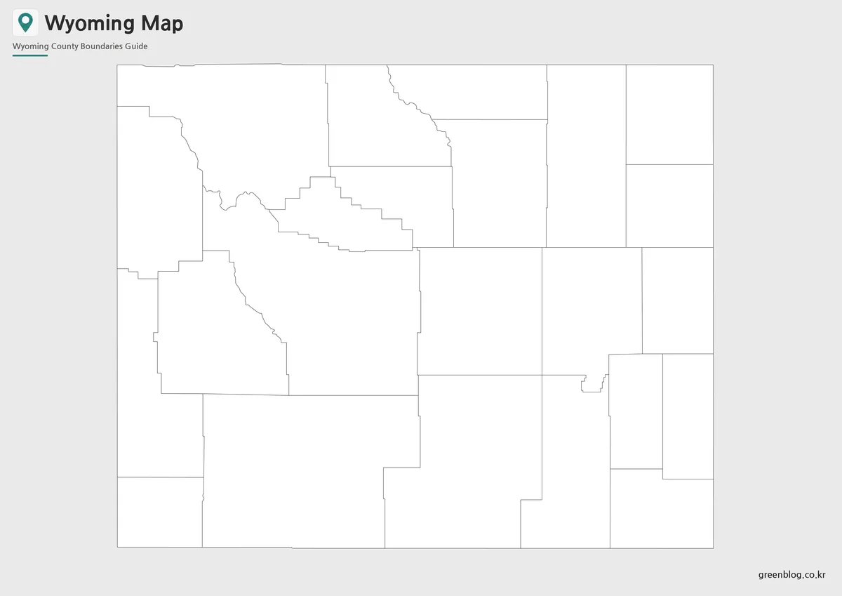 Wyoming outline map for editing, classroom projects, and infographic design