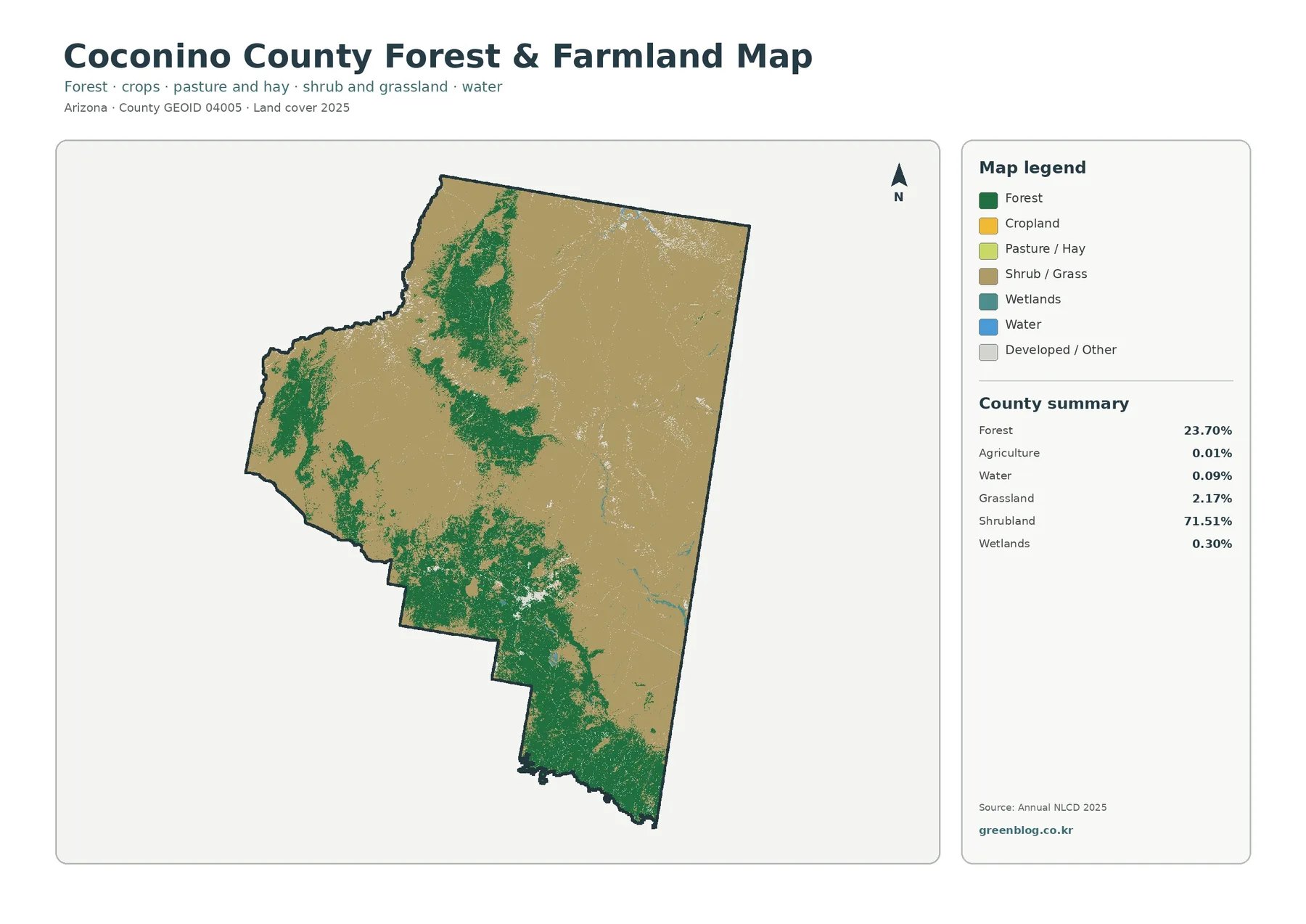 County forest and farmland map