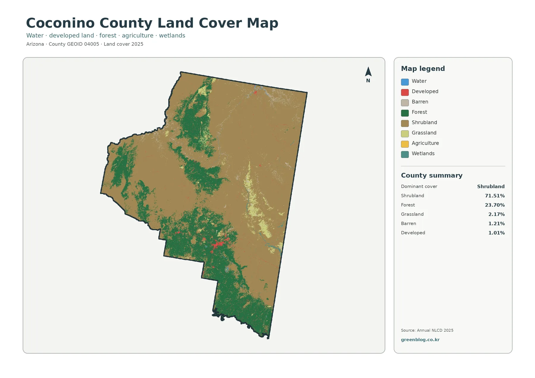 County land cover map