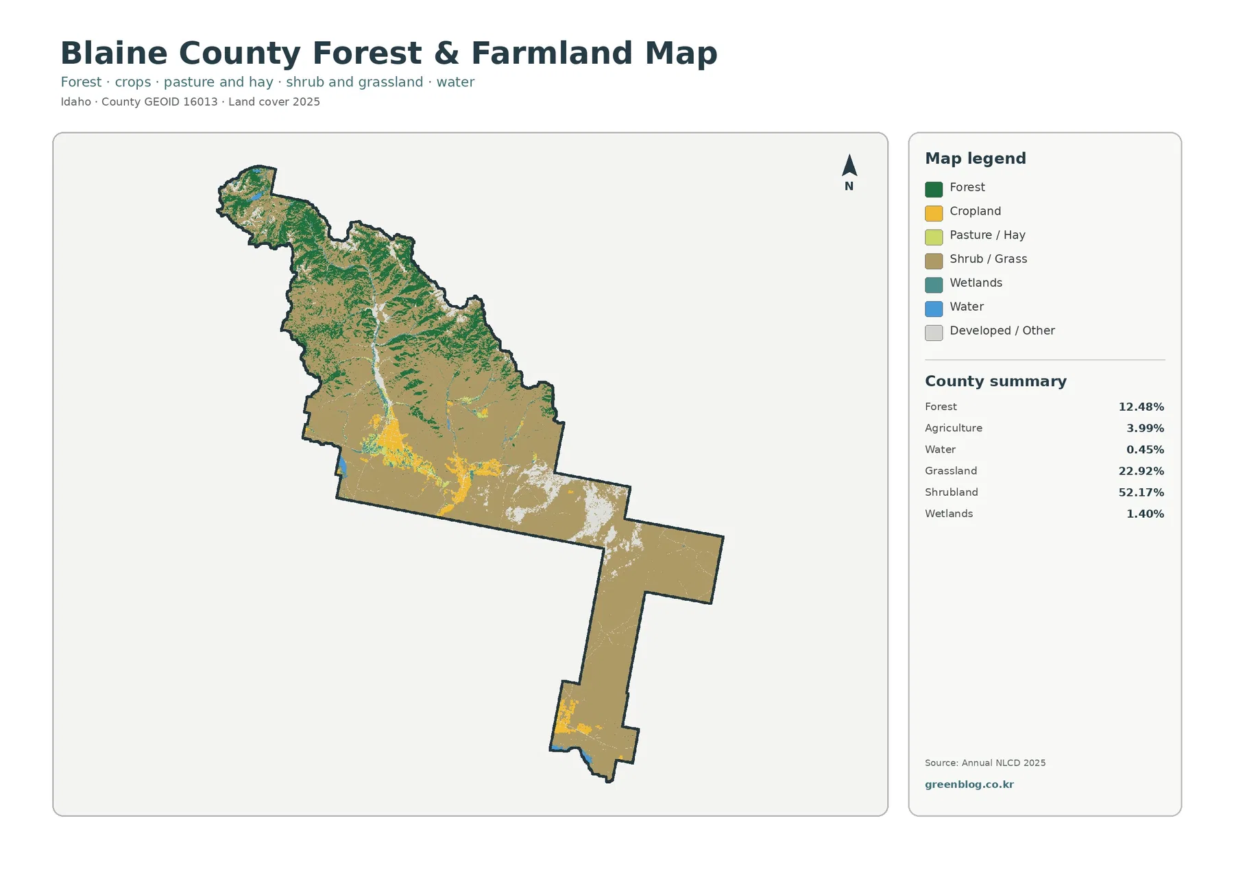 County forest and farmland map