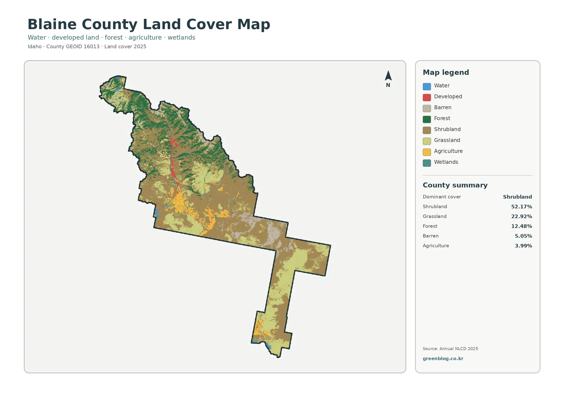 County land cover map