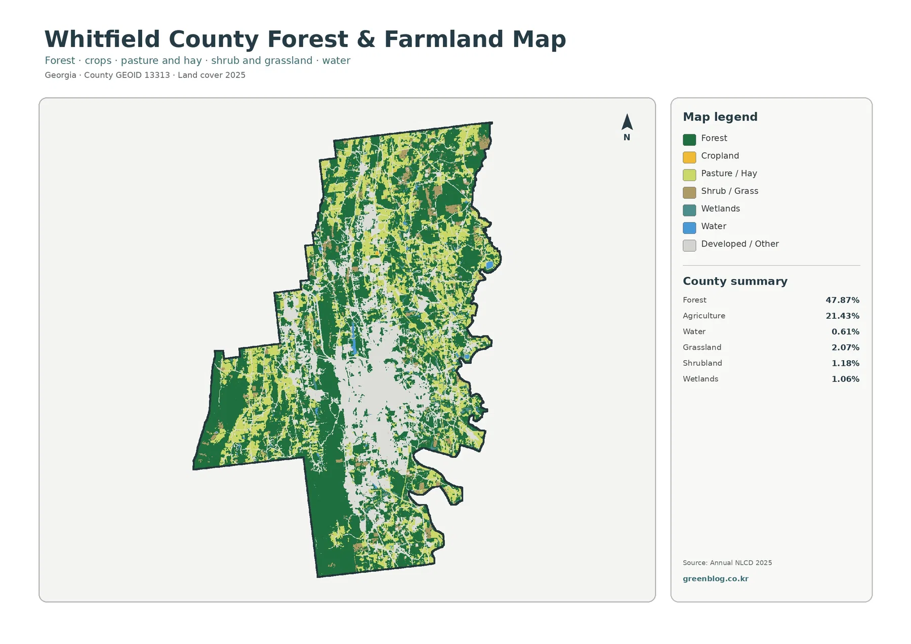 County forest and farmland map